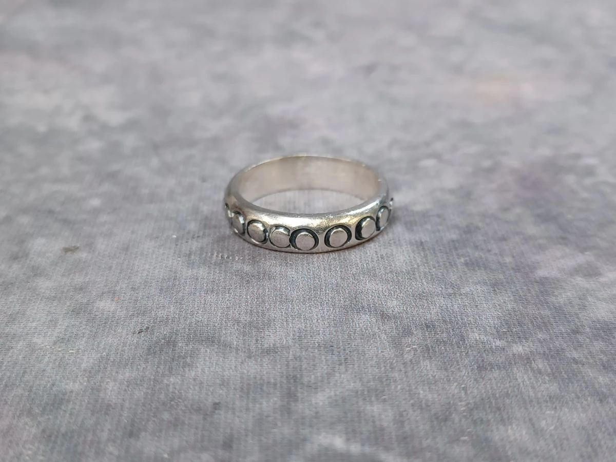 Tijdloze Mexicaanse sterling zilveren bandring - 925 - foto 4