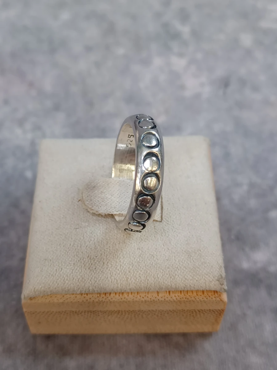 Tijdloze Mexicaanse sterling zilveren bandring - 925 - foto 2