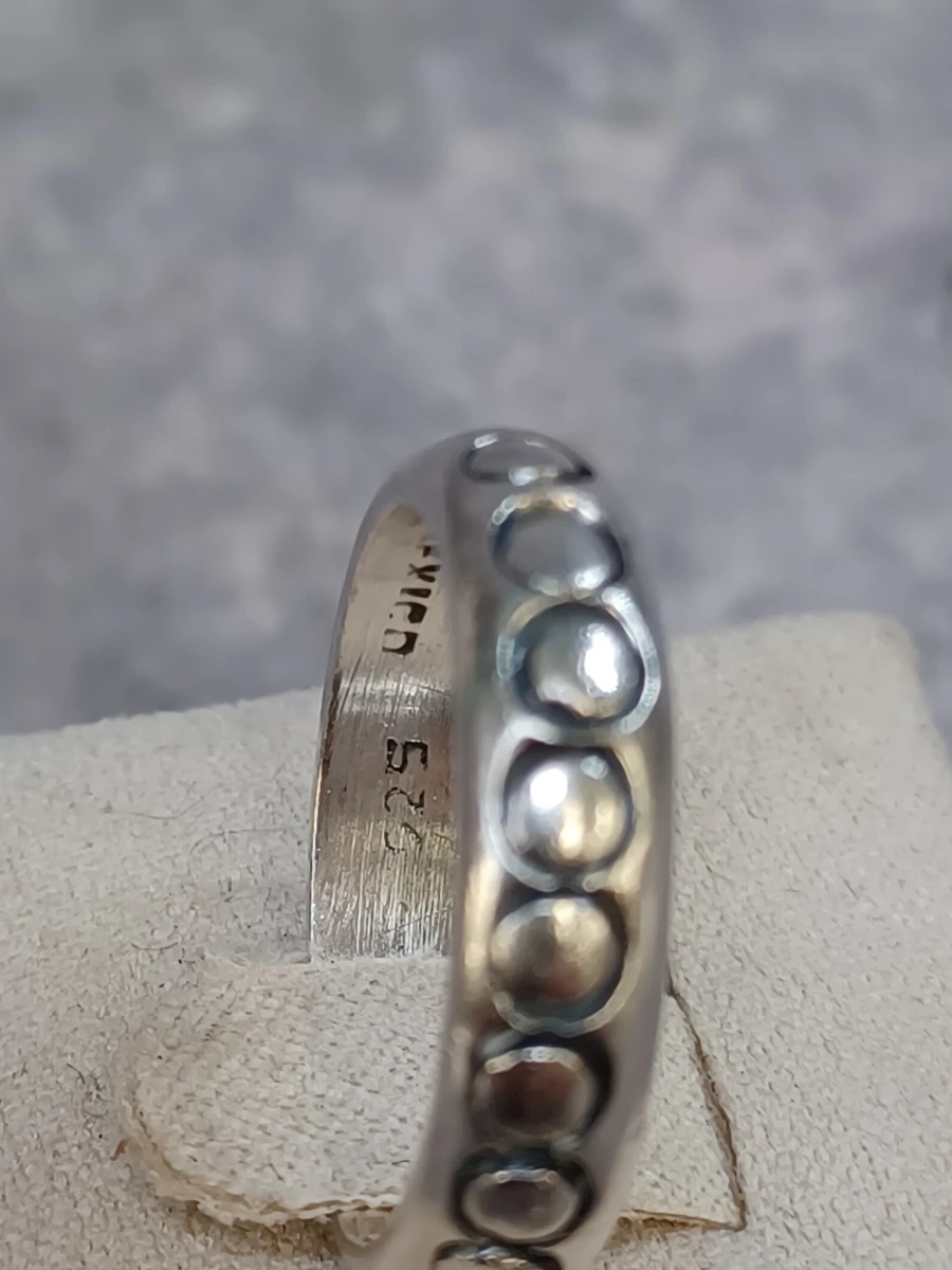 Tijdloze Mexicaanse sterling zilveren bandring - 925 - foto 3