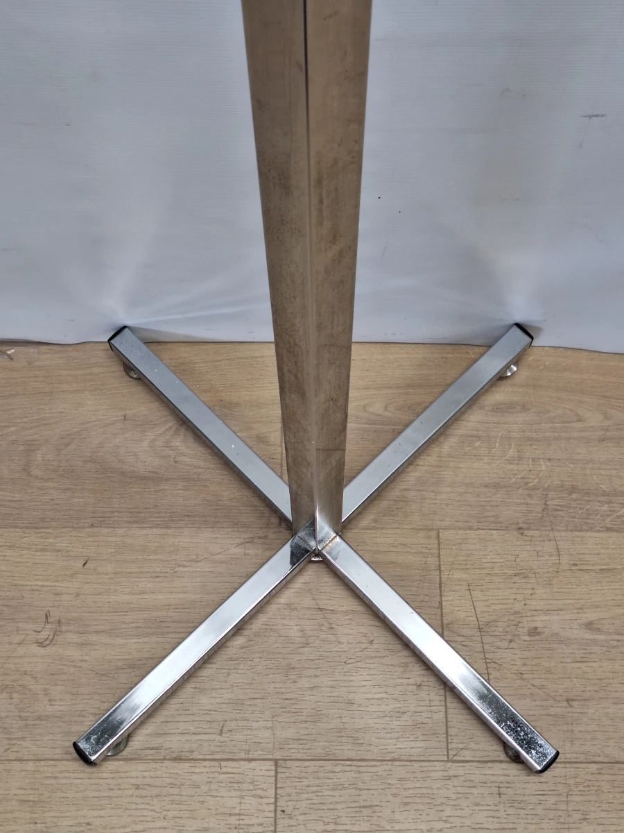 Vintage industriële design kapstok - Verchroomd metaal met modulaire armen - Jaren '70/'80