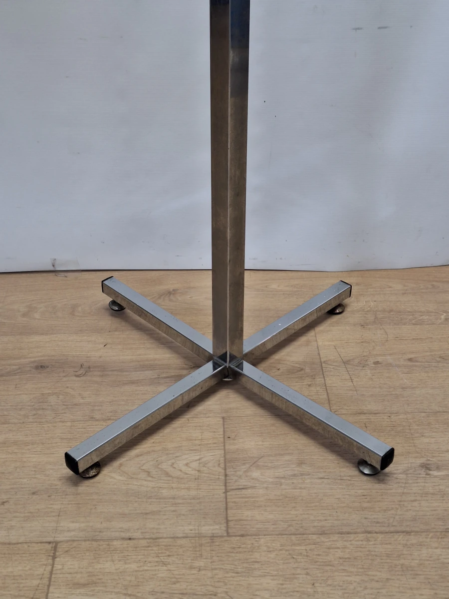 Vintage industriële design kapstok - Verchroomd metaal met modulaire armen - Jaren '70/'80