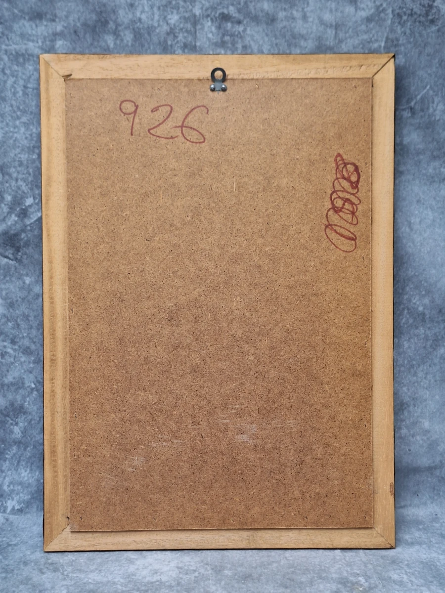 Vintage Hollywood Regency spiegel met facetglas en goudkleurige bloemornamenten - foto 13