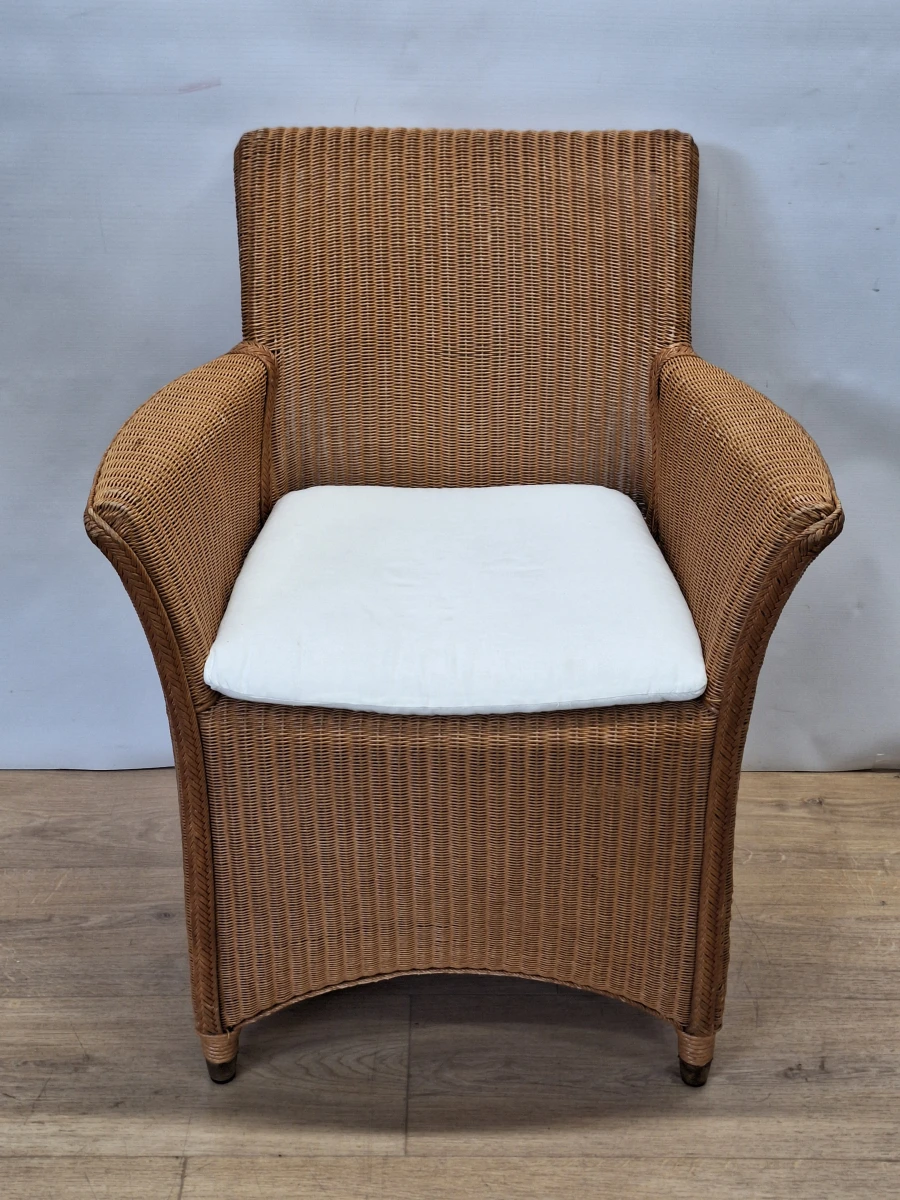 Set van 4 originele Vincent Sheppard 'Evolutions' Lloyd Loom fauteuils - Belgisch design
