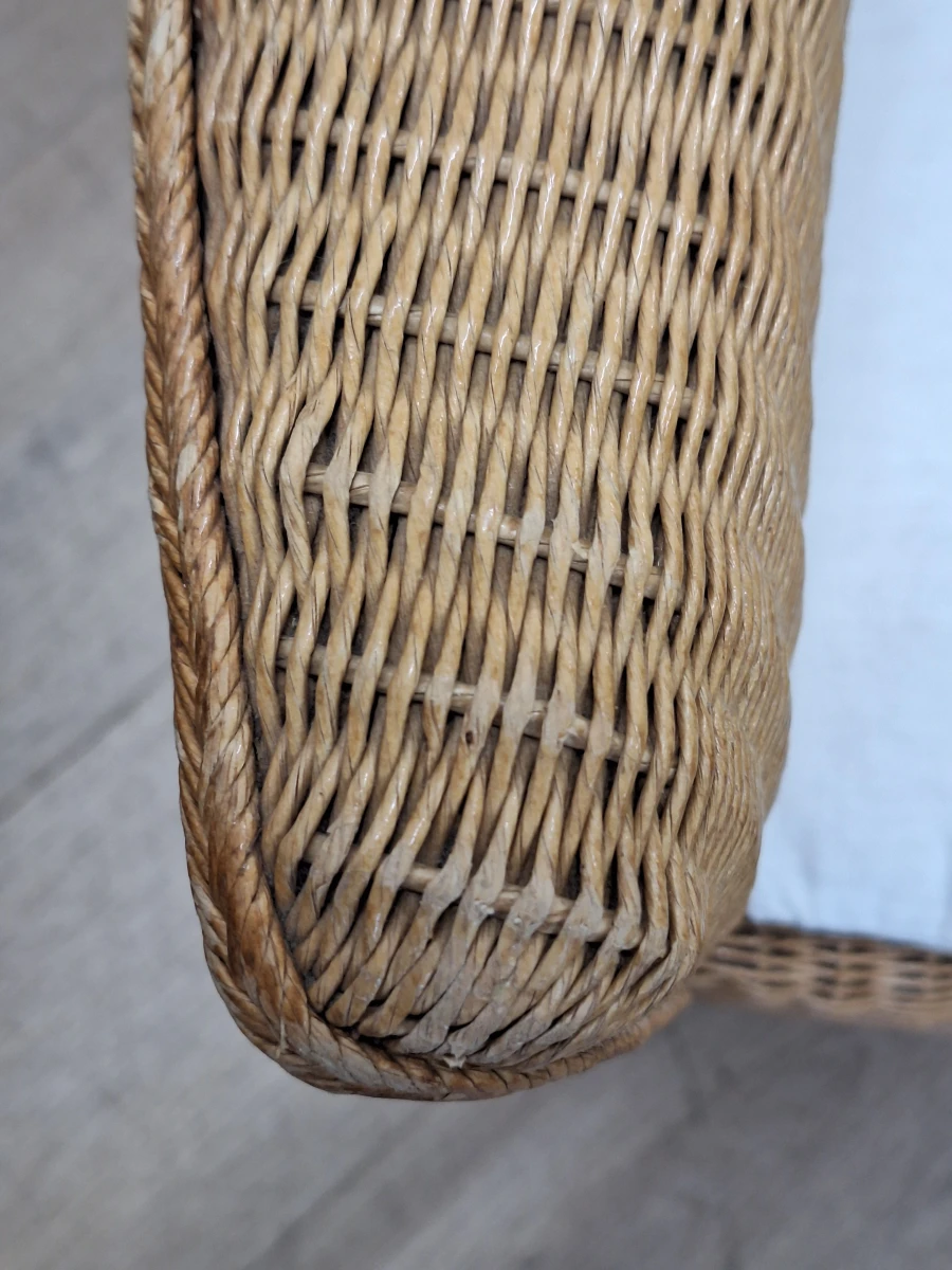 Set van 4 originele Vincent Sheppard 'Evolutions' Lloyd Loom fauteuils - Belgisch design