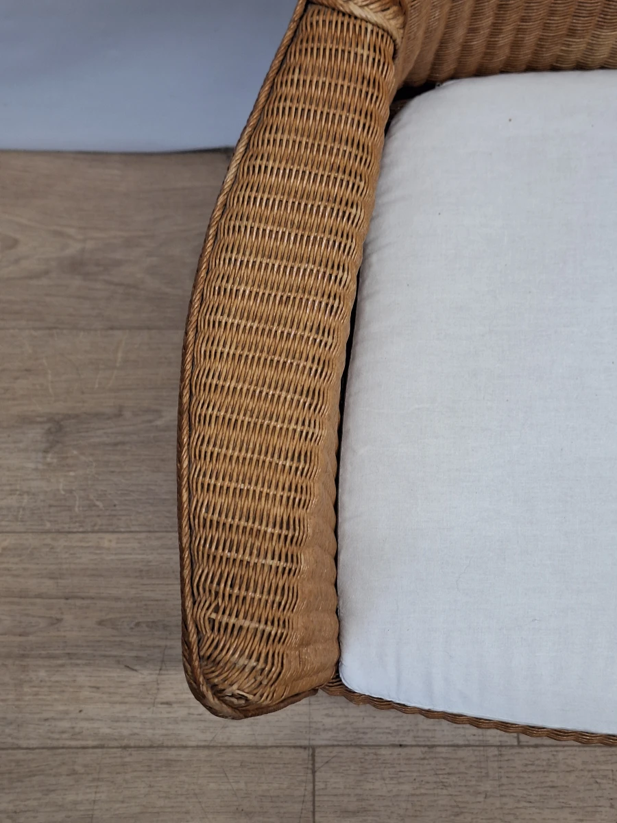 Set van 4 originele Vincent Sheppard 'Evolutions' Lloyd Loom fauteuils - Belgisch design