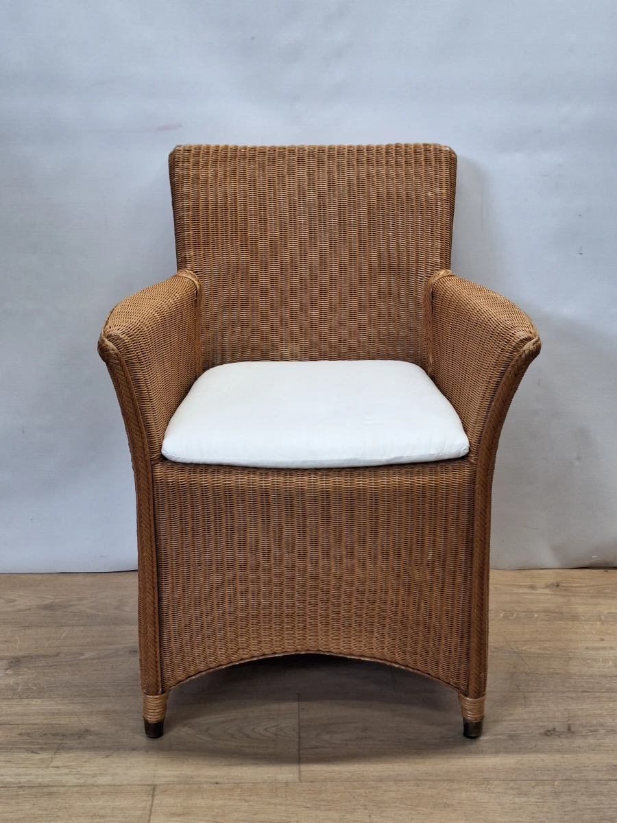 Set van 4 originele Vincent Sheppard 'Evolutions' Lloyd Loom fauteuils - Belgisch design