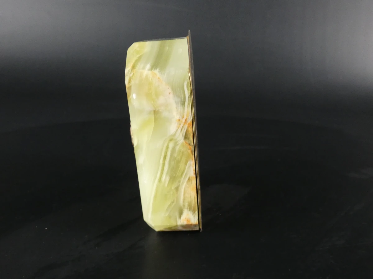 Set decoratieve onyx beeldjes en doosjes