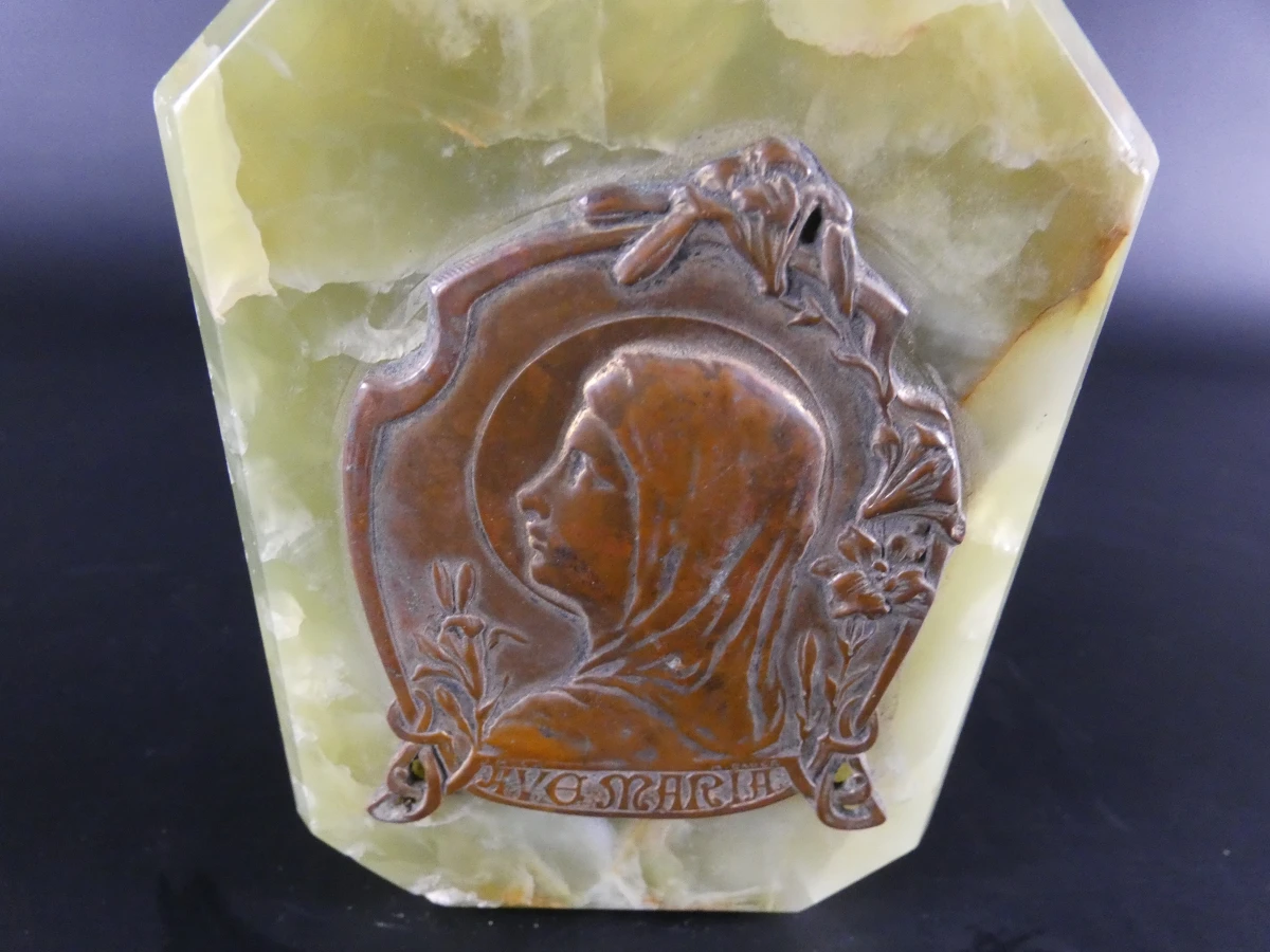 Set decoratieve onyx beeldjes en doosjes