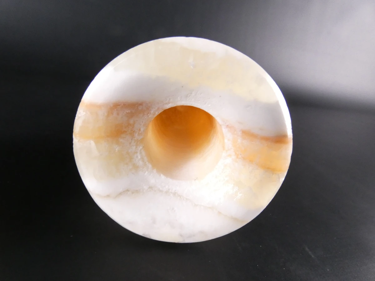 Set decoratieve onyx beeldjes en doosjes