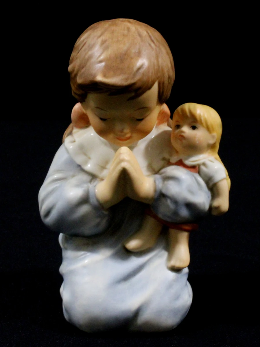 Set van 4 Goebel porseleinen beeldjes met religieus thema, inclusief Hummel