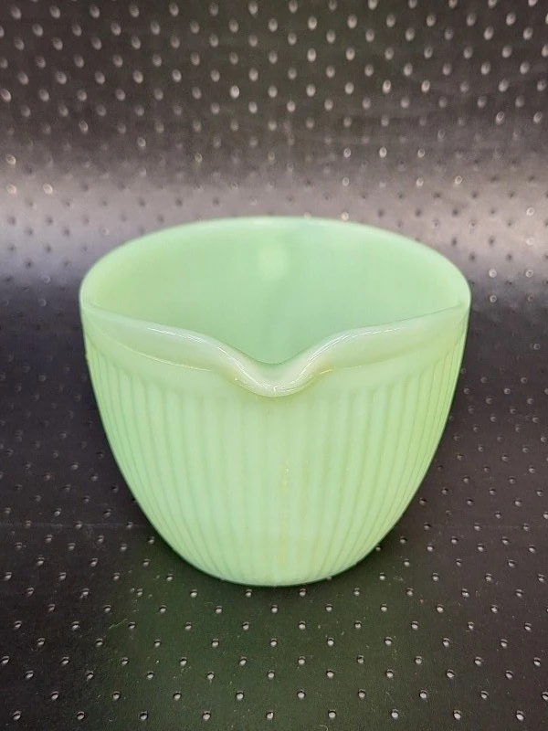 15-delig Vintage Fire-King Jadeite koffieservies - Anchor Hocking USA - groen melkglas - foto 17
