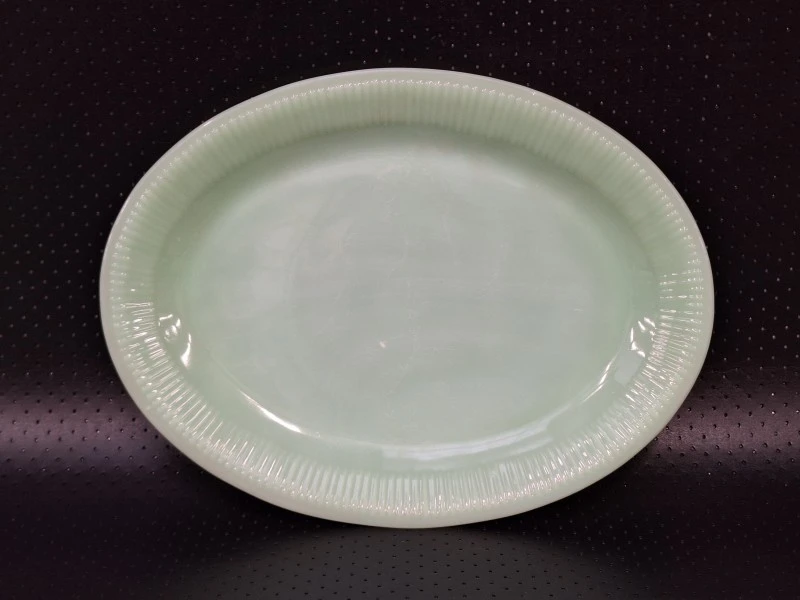 15-delig Vintage Fire-King Jadeite koffieservies - Anchor Hocking USA - groen melkglas - foto 3