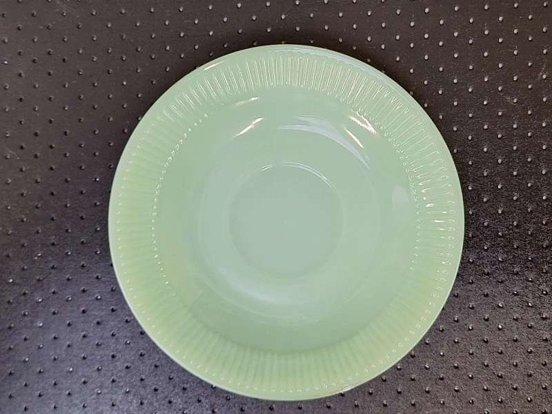 15-delig Vintage Fire-King Jadeite koffieservies - Anchor Hocking USA - groen melkglas - foto 11