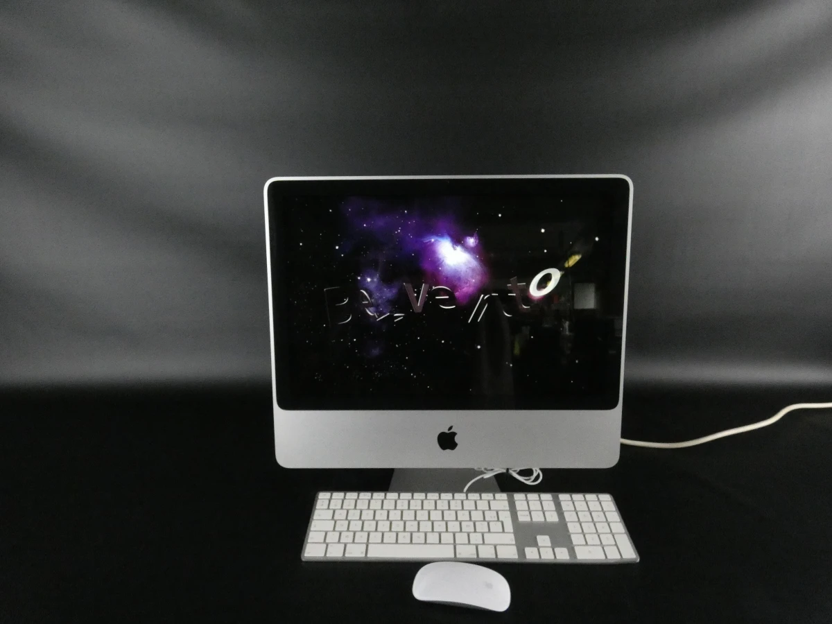 werkende Apple iMac (Early 2008) compleet met toetsenbord en muis