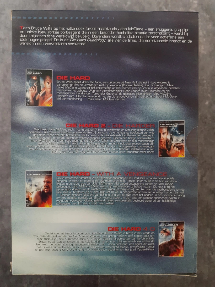 DVD: Die Hard Quadrilogy box - foto 2