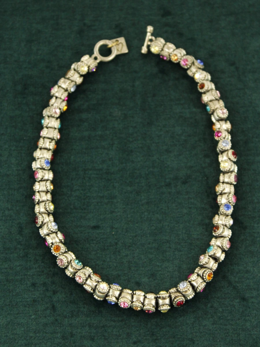 Rodrigo Otazu 'Barrel' sieradenset met Swarovski kristallen