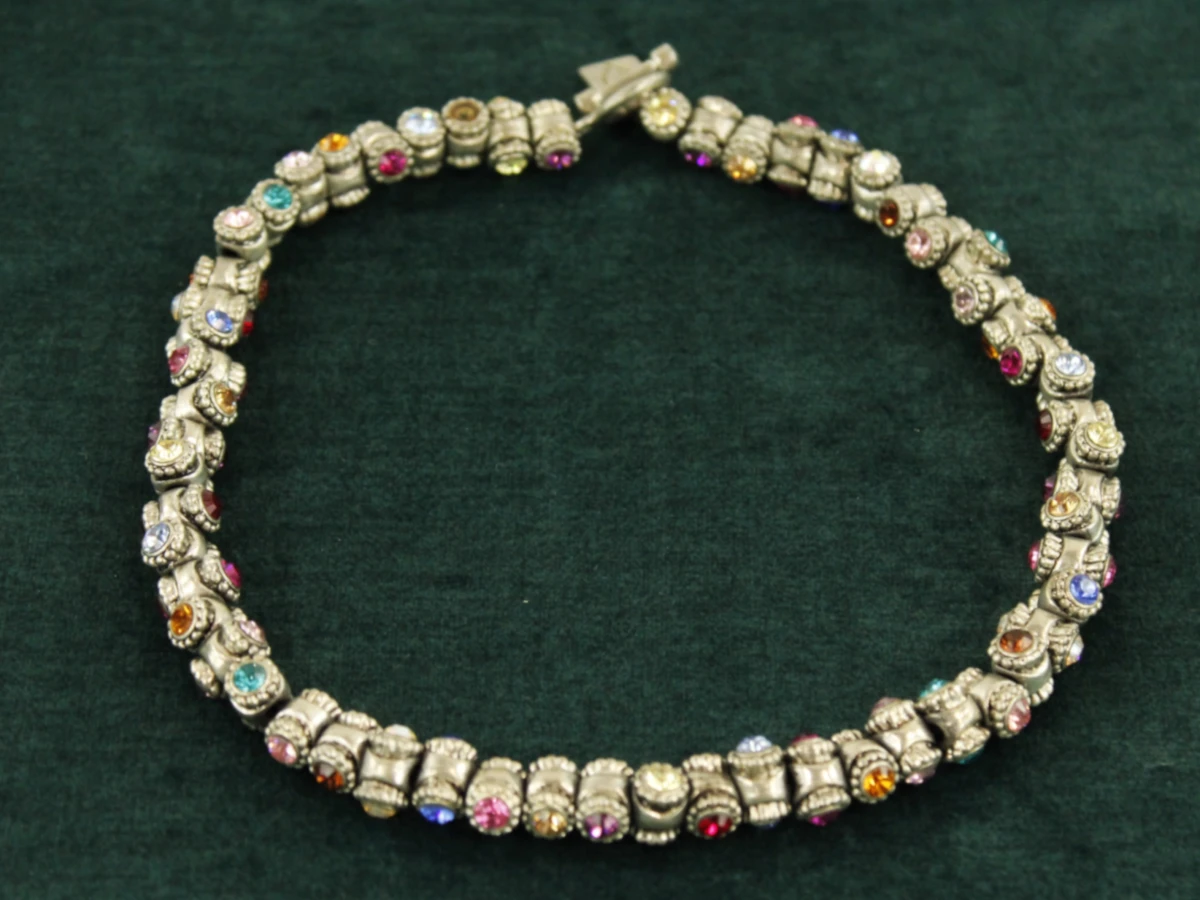 Rodrigo Otazu 'Barrel' sieradenset met Swarovski kristallen