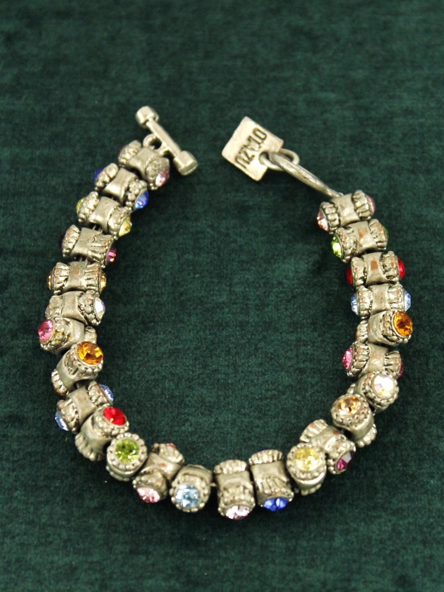 Rodrigo Otazu 'Barrel' sieradenset met Swarovski kristallen
