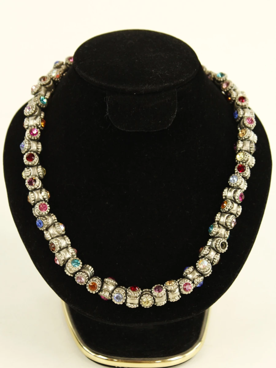 Rodrigo Otazu 'Barrel' sieradenset met Swarovski kristallen