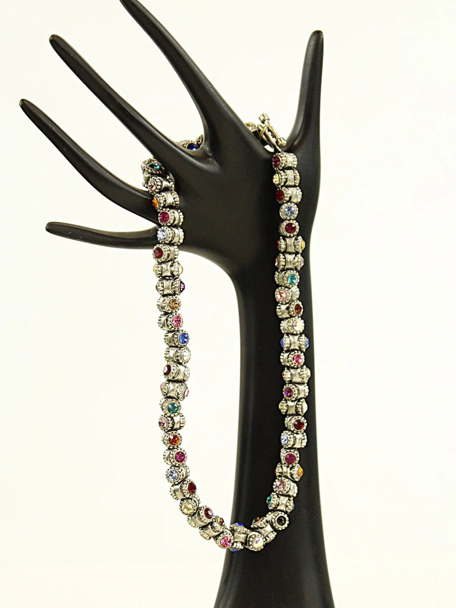 Rodrigo Otazu 'Barrel' sieradenset met Swarovski kristallen
