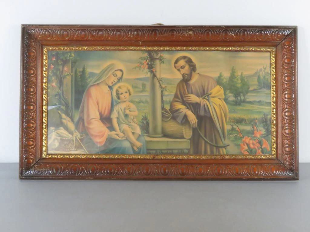 De Heilige Familie in een klassieke setting