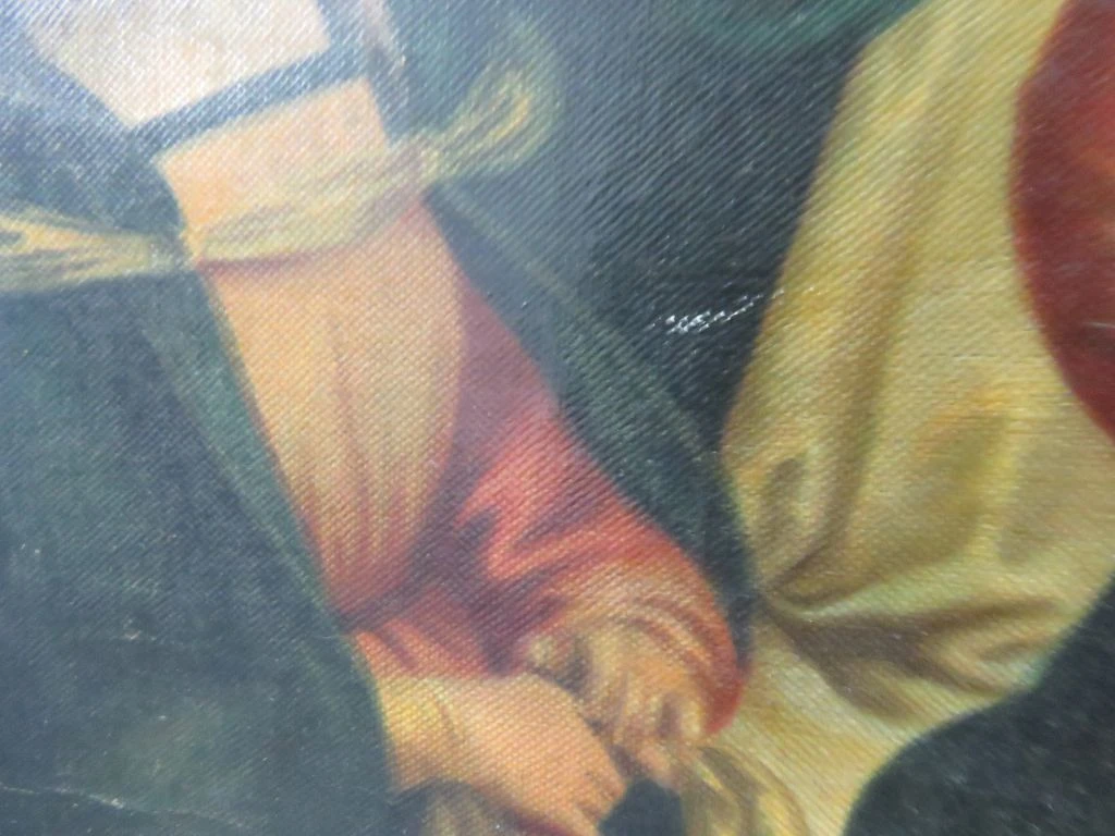 Prent : Het huwelijk van de Maagd Maria (naar Rafaël)