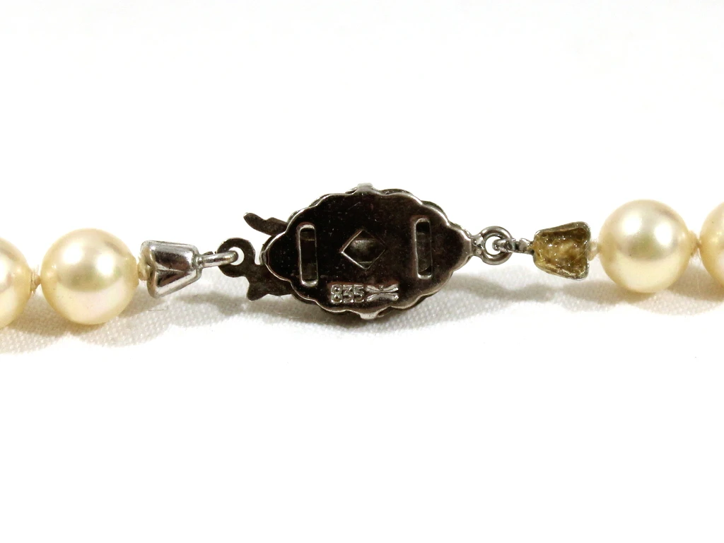 Parelketting met 835 Zilver