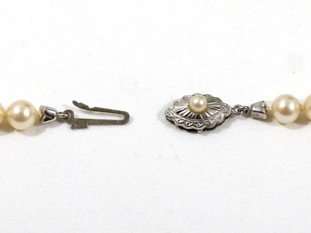 Parelketting met 835 Zilver