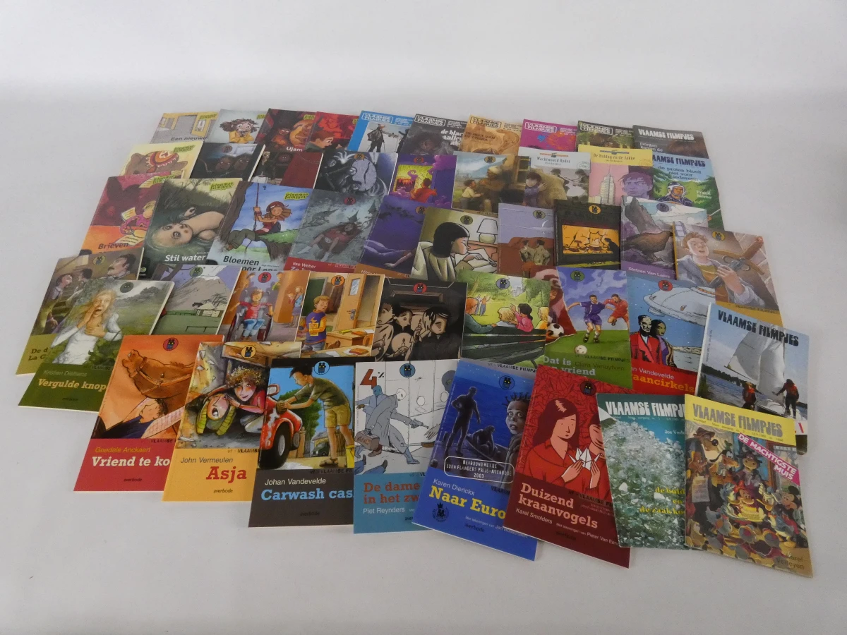 Grote verzameling vintage Vlaamse Filmpjes en boeken