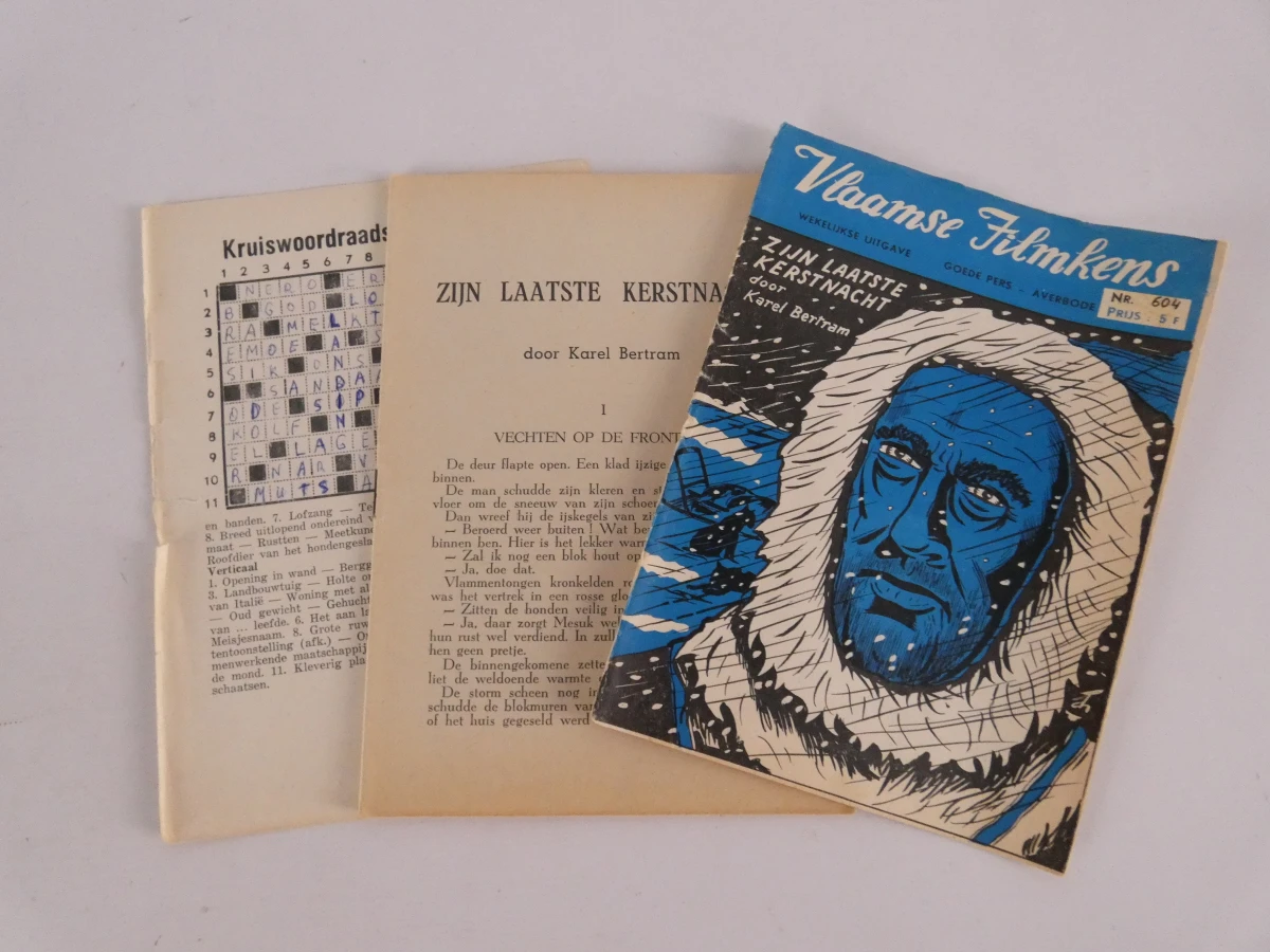 Grote verzameling vintage Vlaamse Filmpjes en boeken