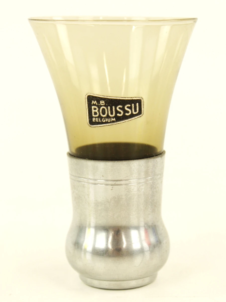 Set van 6 vintage Boussu borrelglaasjes - Belgisch design uit de jaren '60