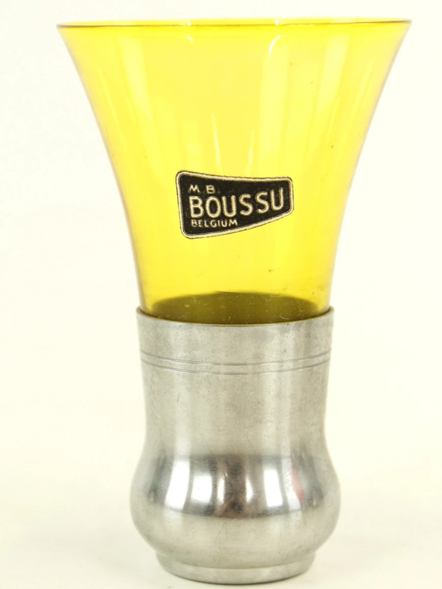 Set van 6 vintage Boussu borrelglaasjes - Belgisch design uit de jaren '60