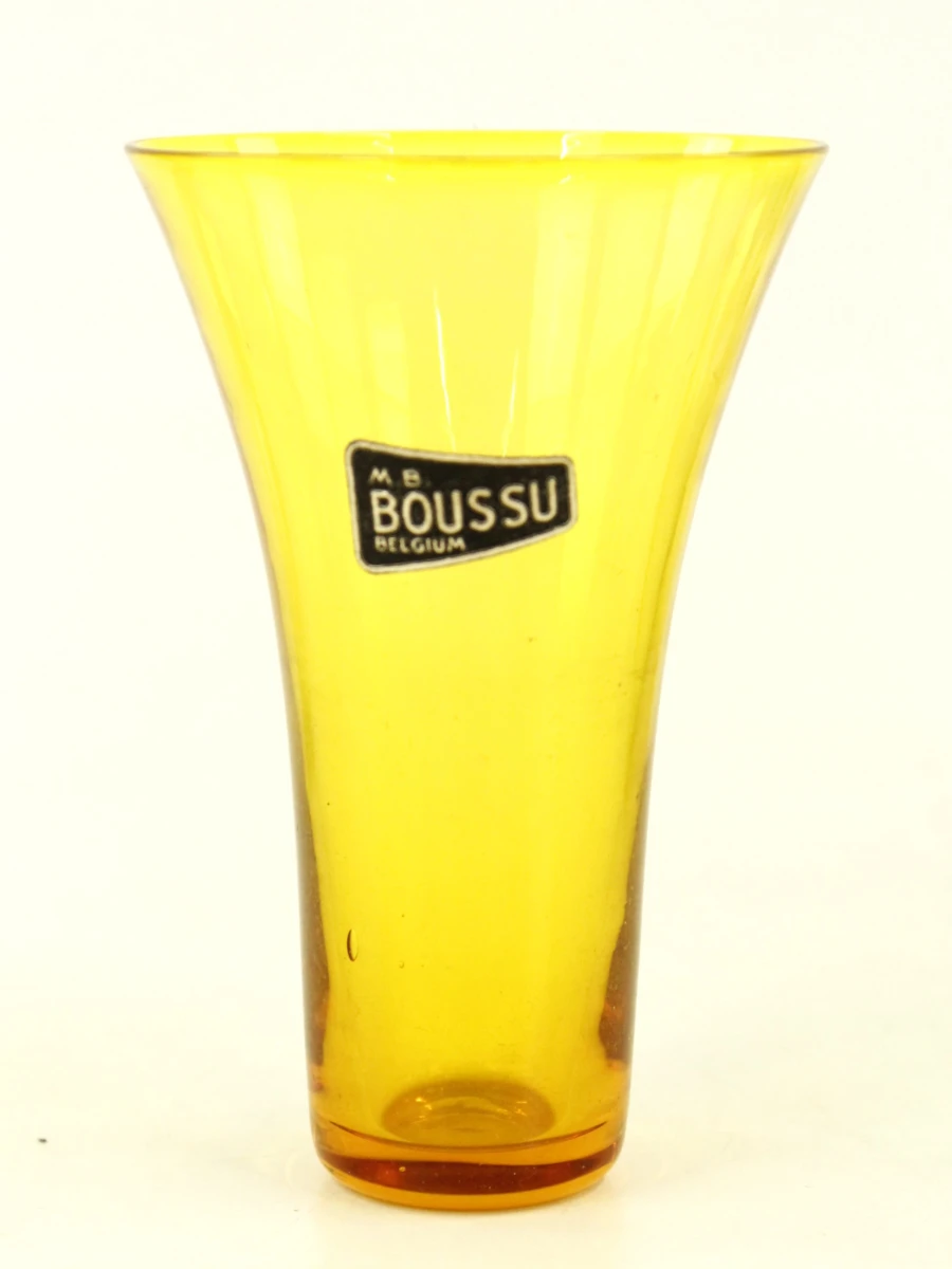 Set van 6 vintage Boussu borrelglaasjes - Belgisch design uit de jaren '60