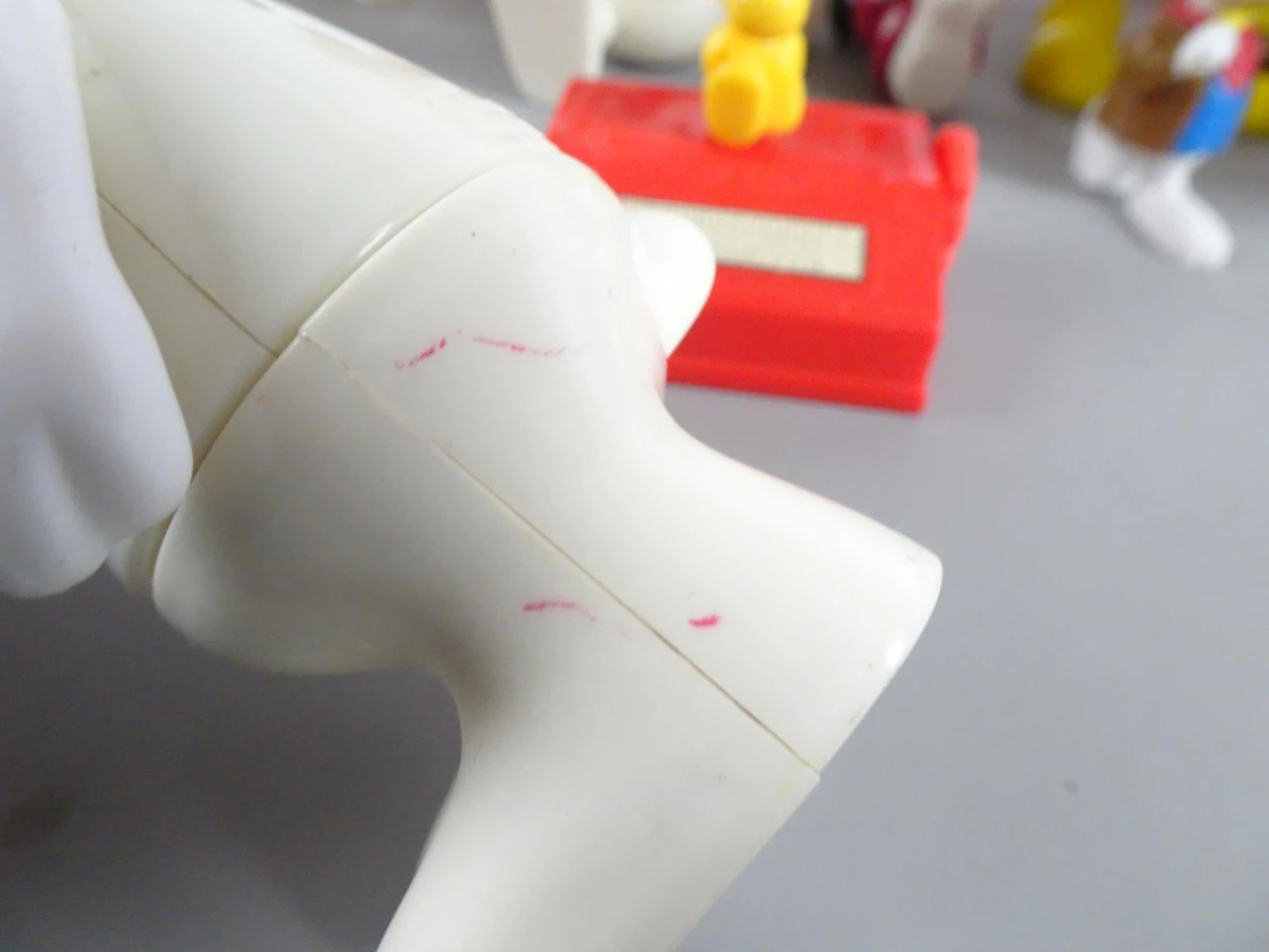verzameling vintage Snoopy-speelgoedfiguren