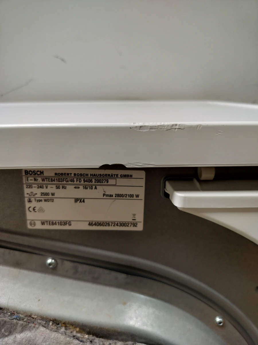 Condensdroogkast - BOSCH - type: WTE84103fg - foto 2