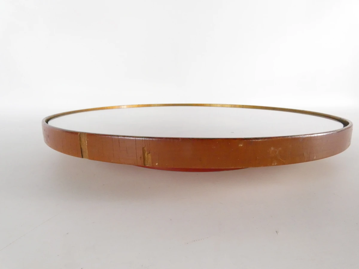 Vintage rond dienblad met Aziatisch decor