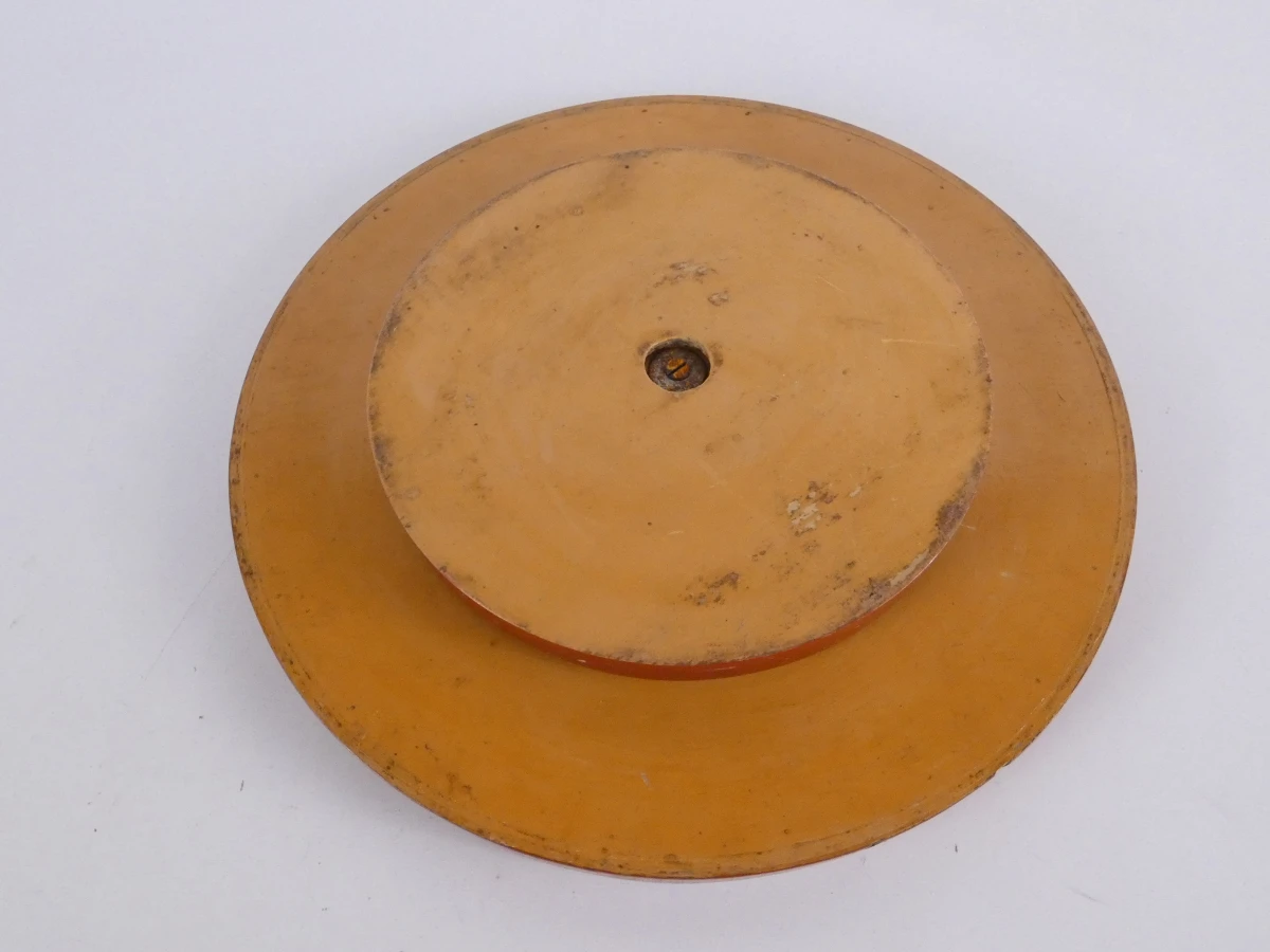 Vintage rond dienblad met Aziatisch decor