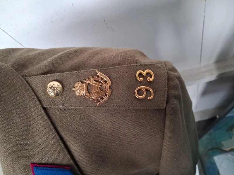 🇧🇪 Originele Belgische Defensie Uniformjas ABL (1980) – Transmissie / TTR - foto 2