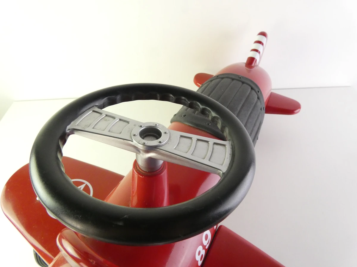 Stoere Retro Roller "Red Flyer" No. 891 Loopvliegtuig