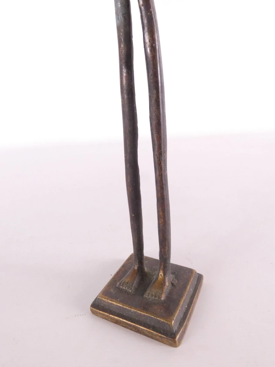 Set van 4 Afrikaanse bronzen beeldjes
