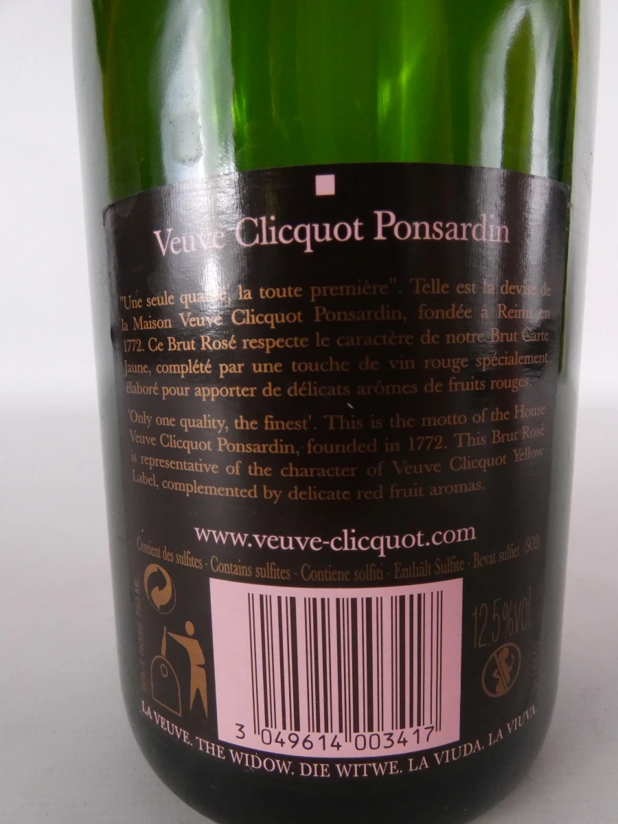 Veuve Clicquot Rosé Champagne met koeler