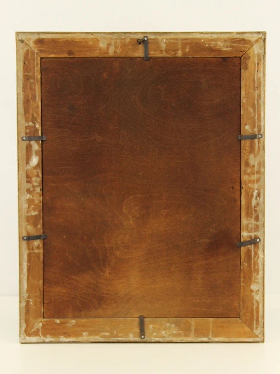 Kerkinterieur met Mariabeeld - Samuel De Vriendt (1884–1974)