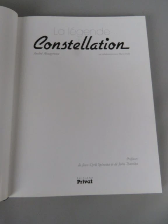 Set van 4 boeken over Lockheed Constellation vliegtuigen