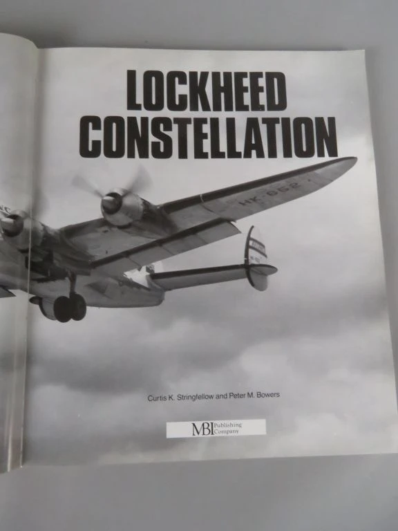 Set van 4 boeken over Lockheed Constellation vliegtuigen