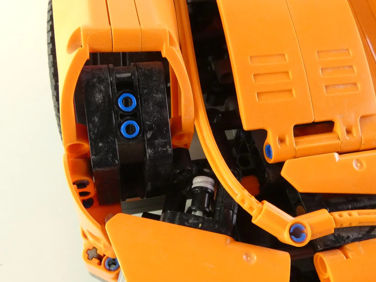 Technisch LEGO model van de sportwagen GT3RS