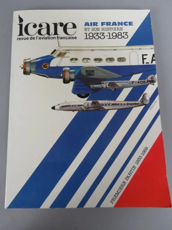 Set van 8 boeken over Air France en luchtvaartgeschiedenis