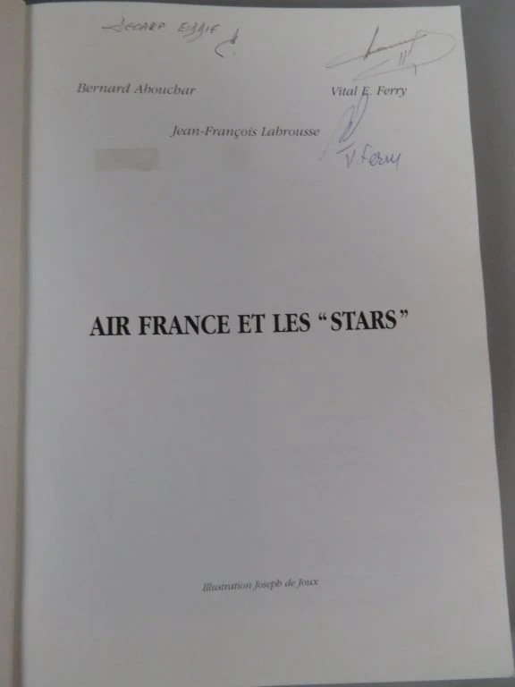 Set van 8 boeken over Air France en luchtvaartgeschiedenis
