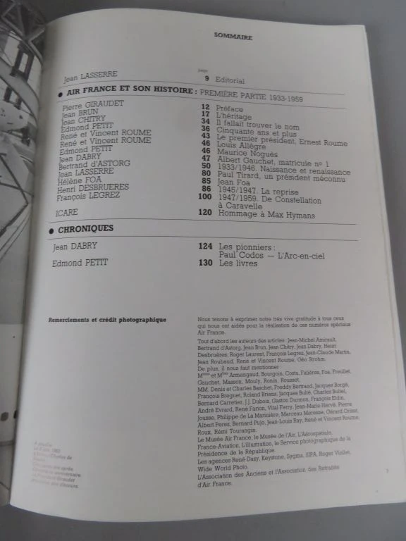 Set van 8 boeken over Air France en luchtvaartgeschiedenis