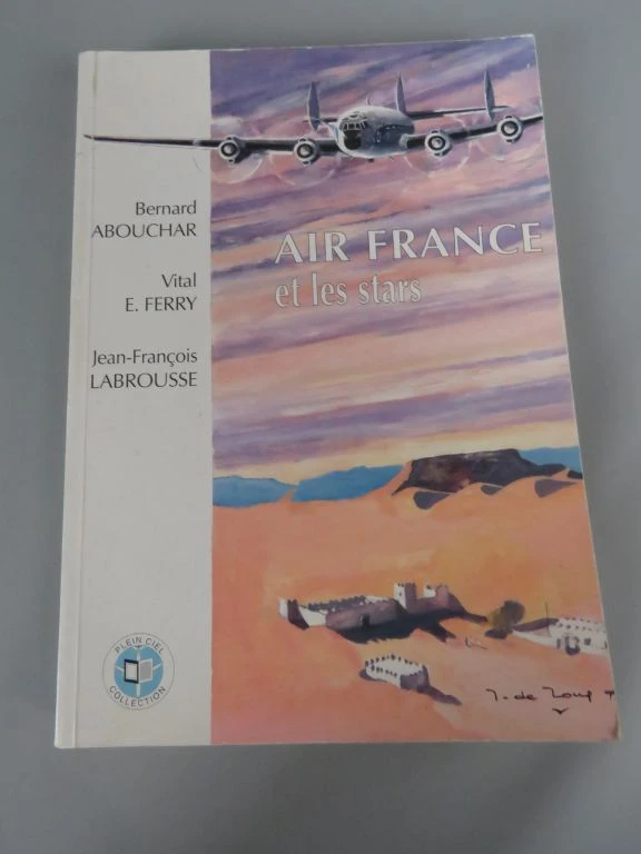 Set van 8 boeken over Air France en luchtvaartgeschiedenis