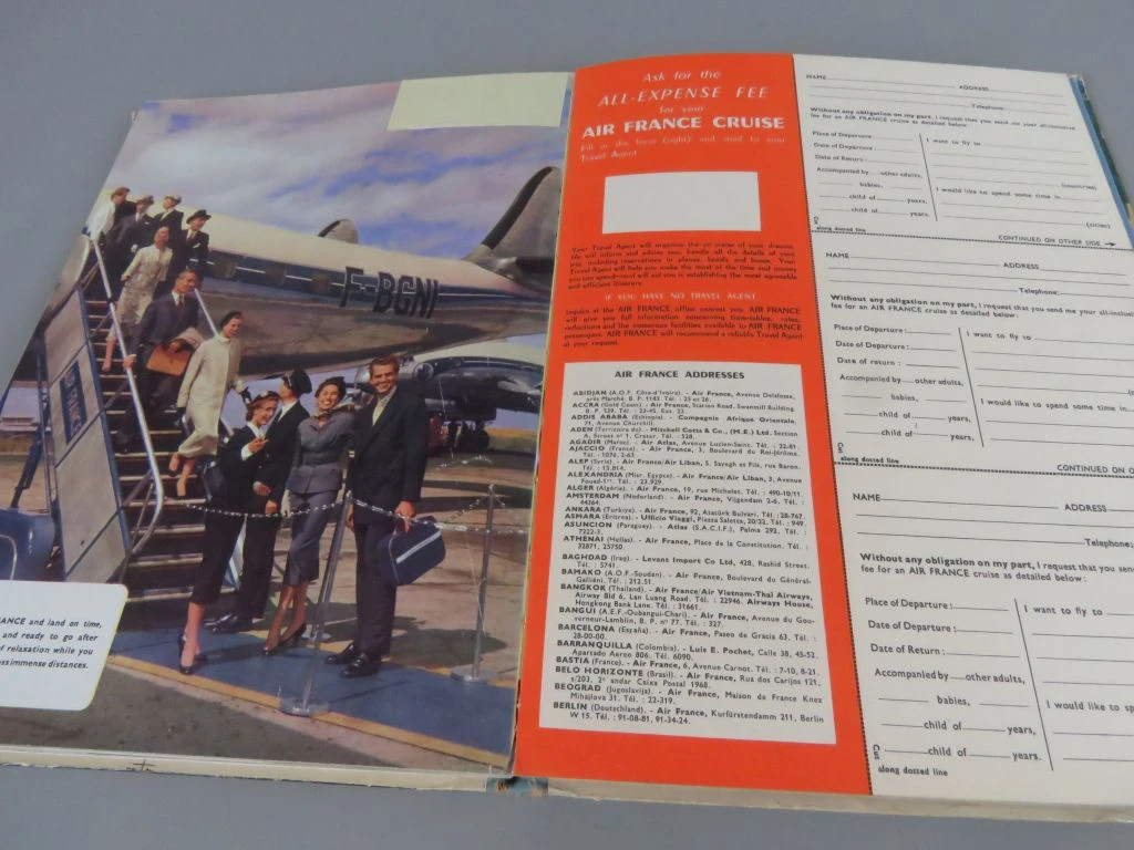 Set van 8 boeken over Air France en luchtvaartgeschiedenis